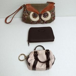 Assortment Women's Coin Bag Bundle Of 3 Casual